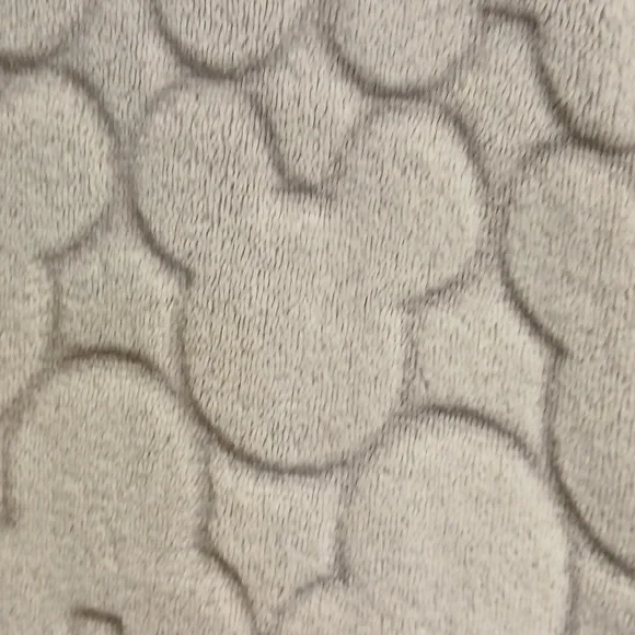 DISNEY Cozy Gray Hooded Fleece Pullover Lounger Gray/White Size S NWOT - Picture 4 of 8